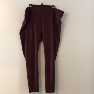 Old Navy Stevie leggings (maroon/eggplant)